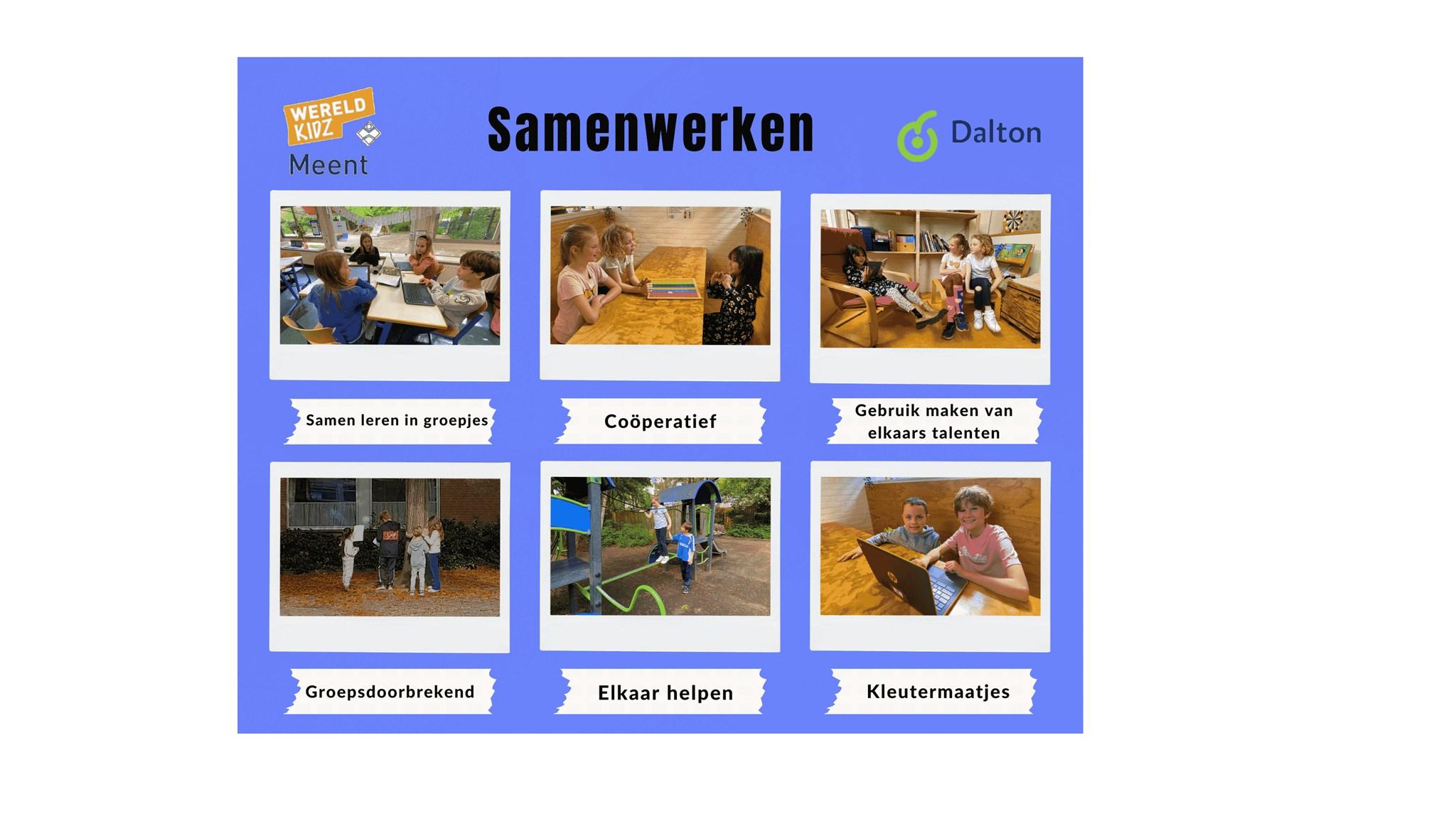 Afbeelding van activiteiten gericht op samenwerken op Basisschool WereldKidz Meent in Maarn. Afbeelding van activiteiten gericht op samenwerken op Basisschool WereldKidz Meent in Maarn.