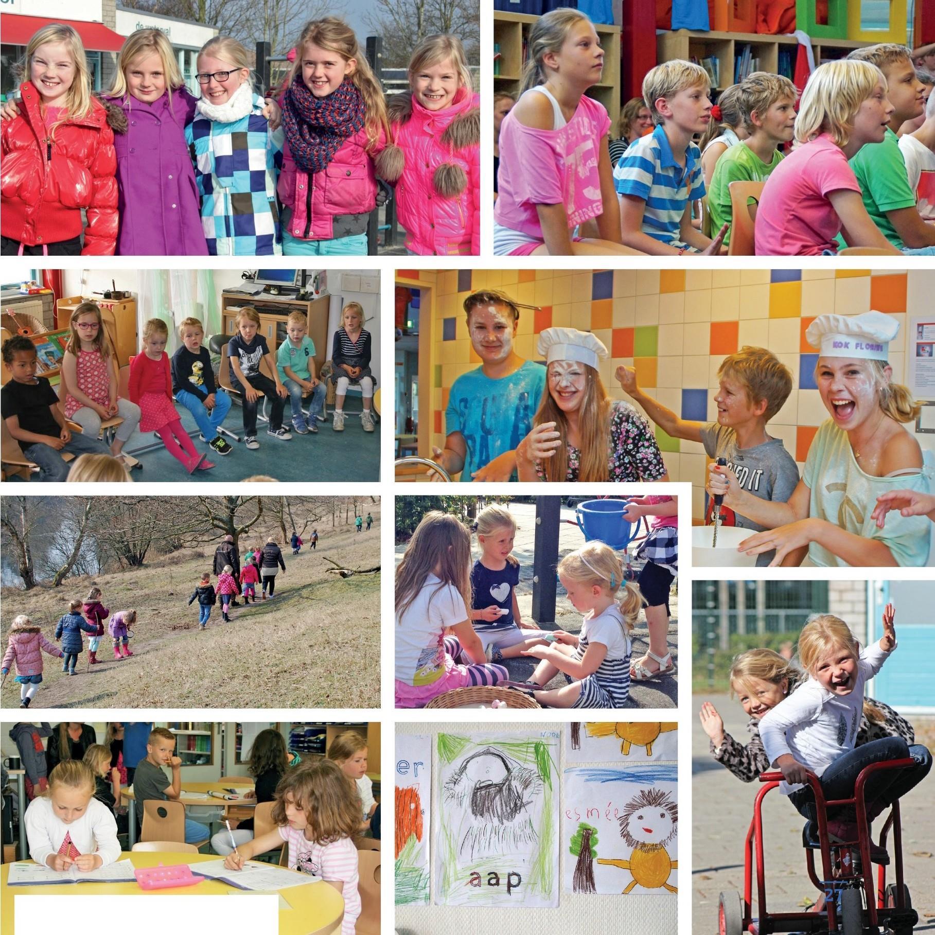Afbeelding van kinderen die samen plezier hebben op Jenaplanschool De Waterval in Lisse. Afbeelding van kinderen die samen plezier hebben op Jenaplanschool De Waterval in Lisse.