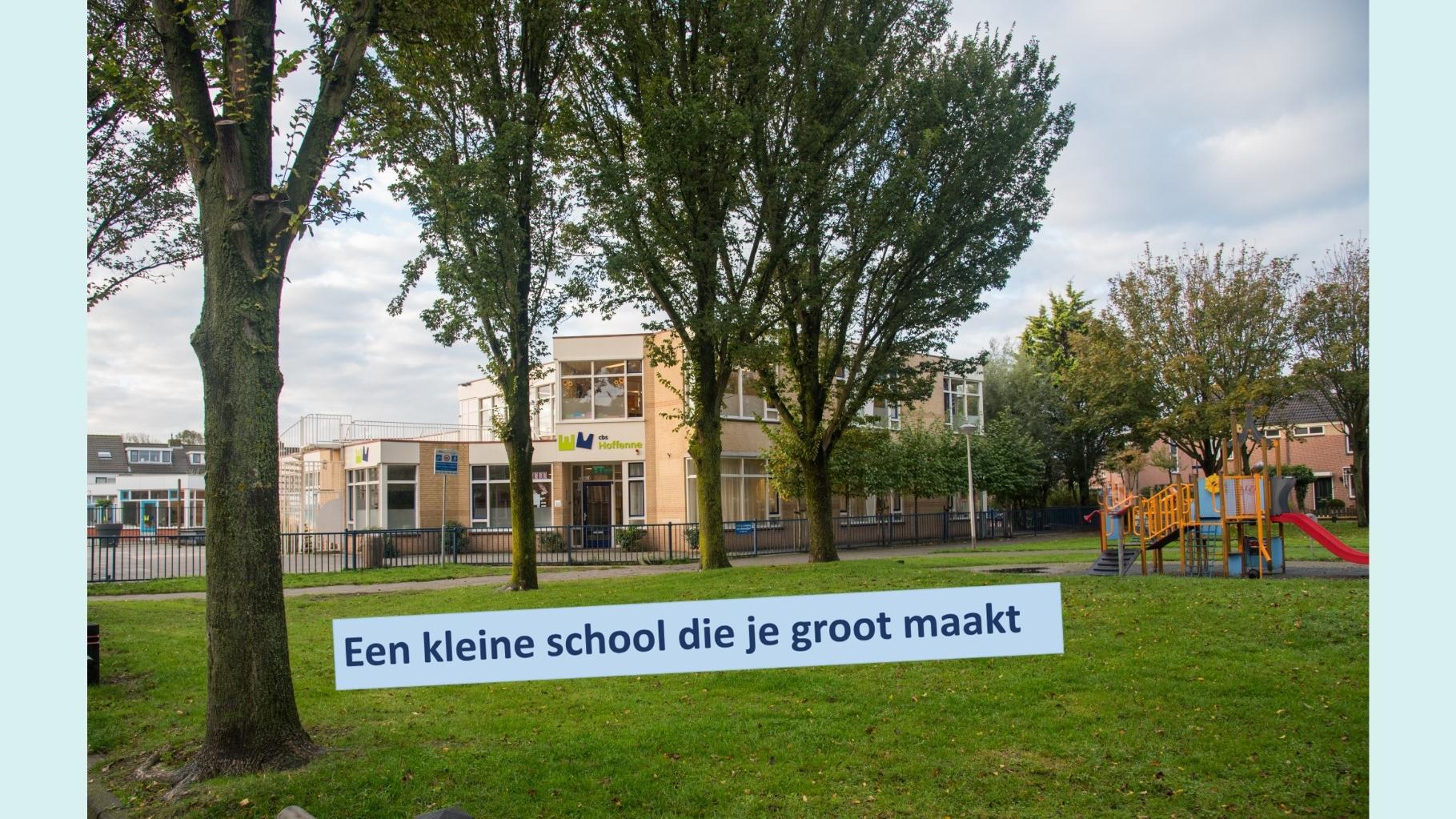 Basisschool Hoffenne in Noordwijk (Zuid-Holland) met een uitnodigende schoolplein. Basisschool Hoffenne in Noordwijk (Zuid-Holland) met een uitnodigende schoolplein.
