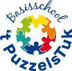 Basisschool 't PuzzelsTuk in Tuk met kleurrijk puzzelmotief. Basisschool 't PuzzelsTuk in Tuk met kleurrijk puzzelmotief.