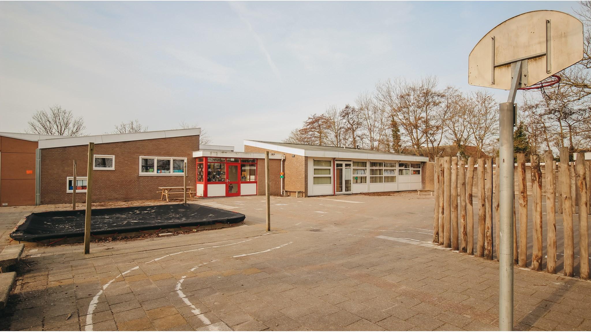 De schoolplein van Openbare Basisschool De Kustschool in Cadzand. De schoolplein van Openbare Basisschool De Kustschool in Cadzand.