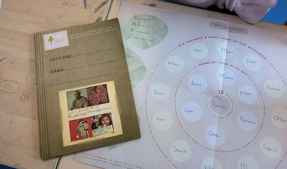 Deze afbeelding toont het werkboek en een identificatiecirkel voor leerlingen op De Wegwijzer in Lomm. Deze afbeelding toont het werkboek en een identificatiecirkel voor leerlingen op De Wegwijzer in Lomm.