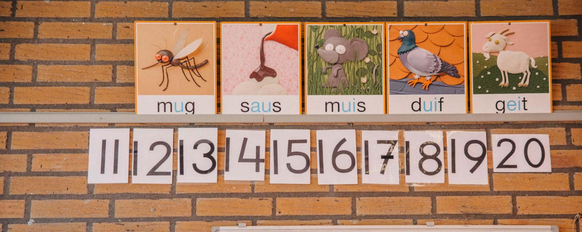 Dit is een educatieve muur displays van Christelijke Basisschool de Roerganger in Heerenveen met afbeeldingen en woorden voor leerlingen. Dit is een educatieve muur displays van Christelijke Basisschool de Roerganger in Heerenveen met afbeeldingen en woorden voor leerlingen.