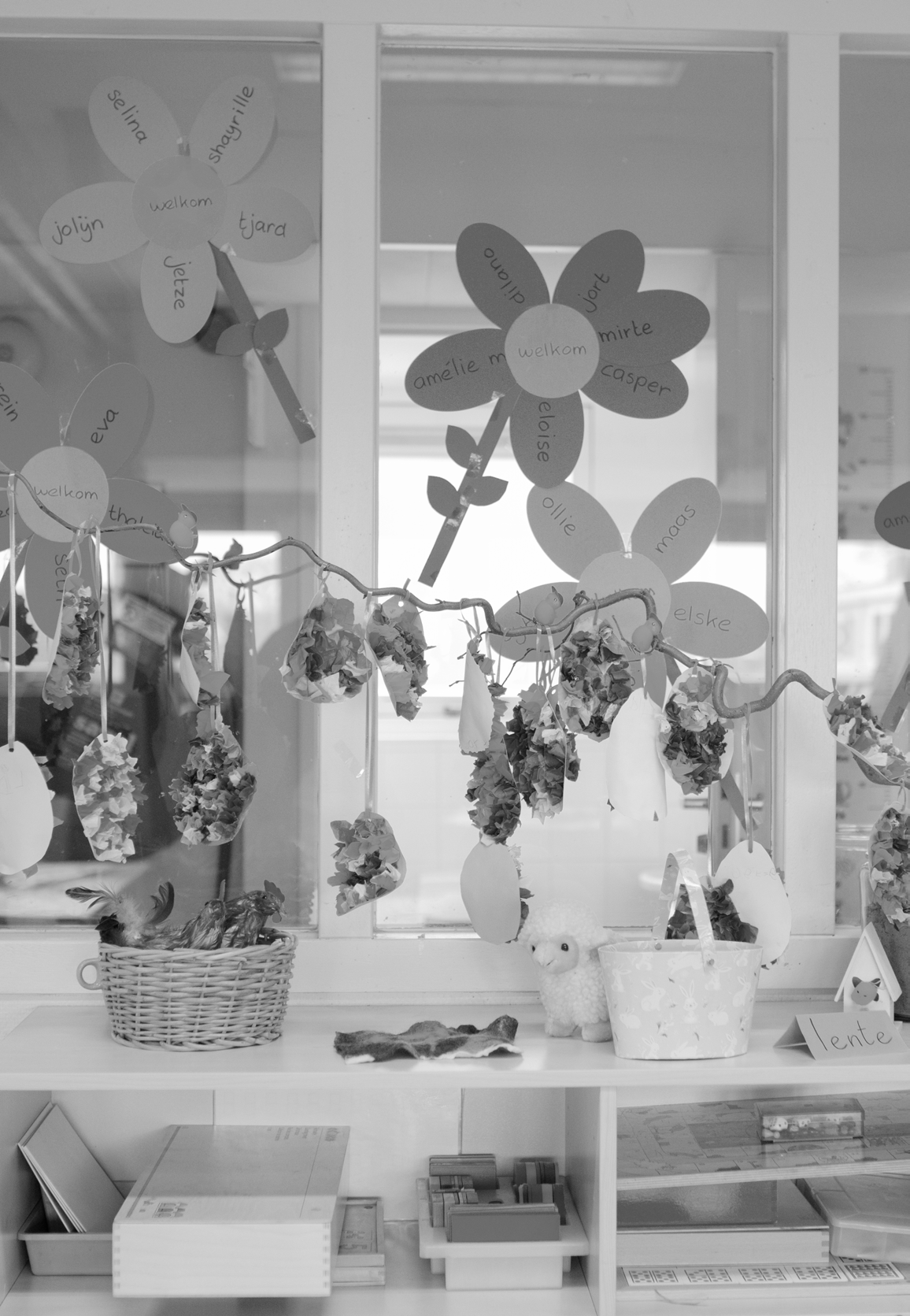 Een creatieve inrichting van de klaslokalen met verwelkoming en versieringen op P.C. basisschool De Bolster in Amersfoort. Een creatieve inrichting van de klaslokalen met verwelkoming en versieringen op P.C. basisschool De Bolster in Amersfoort.