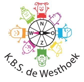 K.B.S. de Westhoek in Oosterhout met een kleurrijk kompas en vrolijke kindertekeningen. K.B.S. de Westhoek in Oosterhout met een kleurrijk kompas en vrolijke kindertekeningen.