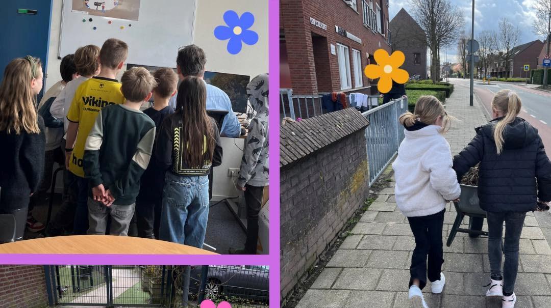 Kindcentrum de Doolgaard in Horst toont kinderen die samen leren en spelen op het schoolplein. Kindcentrum de Doolgaard in Horst toont kinderen die samen leren en spelen op het schoolplein.