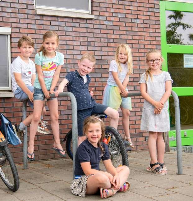 Kindcentrum De Spreng in Barneveld toont blije kinderen op het schoolplein. Kindcentrum De Spreng in Barneveld toont blije kinderen op het schoolplein.