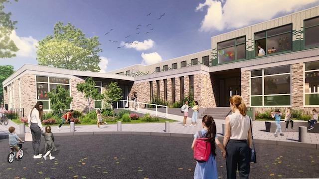 Kindcentrum De Tol - tijdelijke locatie in Zuidlaren met een modern schoolplein. Kindcentrum De Tol - tijdelijke locatie in Zuidlaren met een modern schoolplein.
