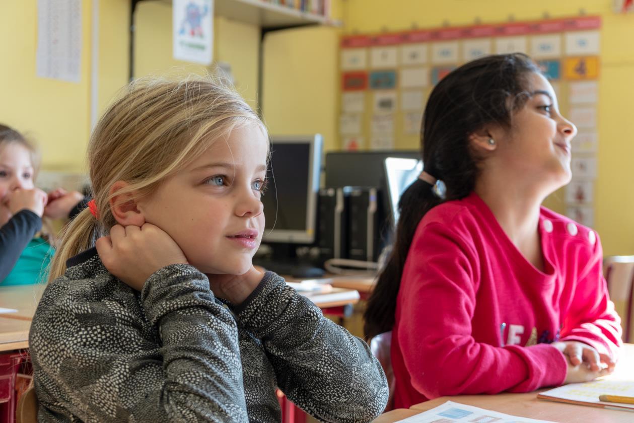 Leerlingen in de klas van RK Basisschool St Anna in Zundert. Leerlingen in de klas van RK Basisschool St Anna in Zundert.