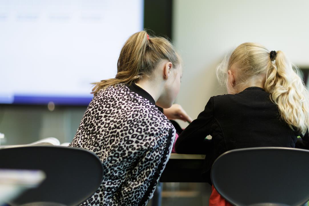 Leerlingen van Basisschool De Piramide in Rijswijk werken samen aan een opdracht. Leerlingen van Basisschool De Piramide in Rijswijk werken samen aan een opdracht.