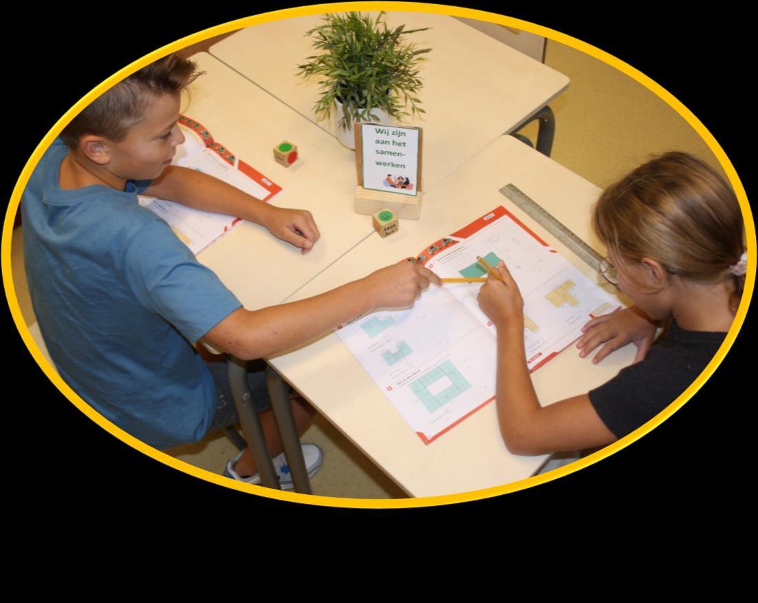Leerlingen werken samen aan een opdracht in de klas van Basisschool Jan Ligthart in Zelhem.