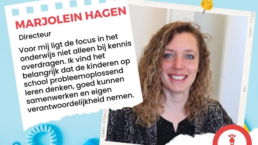 Marjolein Hagen, directeur van CB Het Talent in Emmen, benadrukt het belang van probleemoplossend leren en samenwerking in het onderwijs. Marjolein Hagen, directeur van CB Het Talent in Emmen, benadrukt het belang van probleemoplossend leren en samenwerking in het onderwijs.