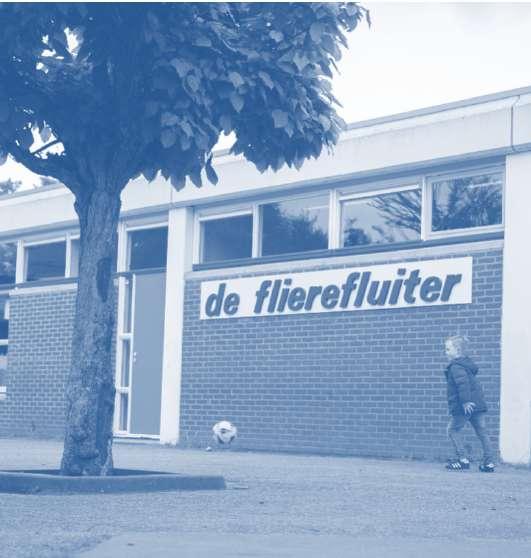 Openbare Basisschool De Flierefluiter in Almere met een kind dat een bal speelt op het schoolplein. Openbare Basisschool De Flierefluiter in Almere met een kind dat een bal speelt op het schoolplein.