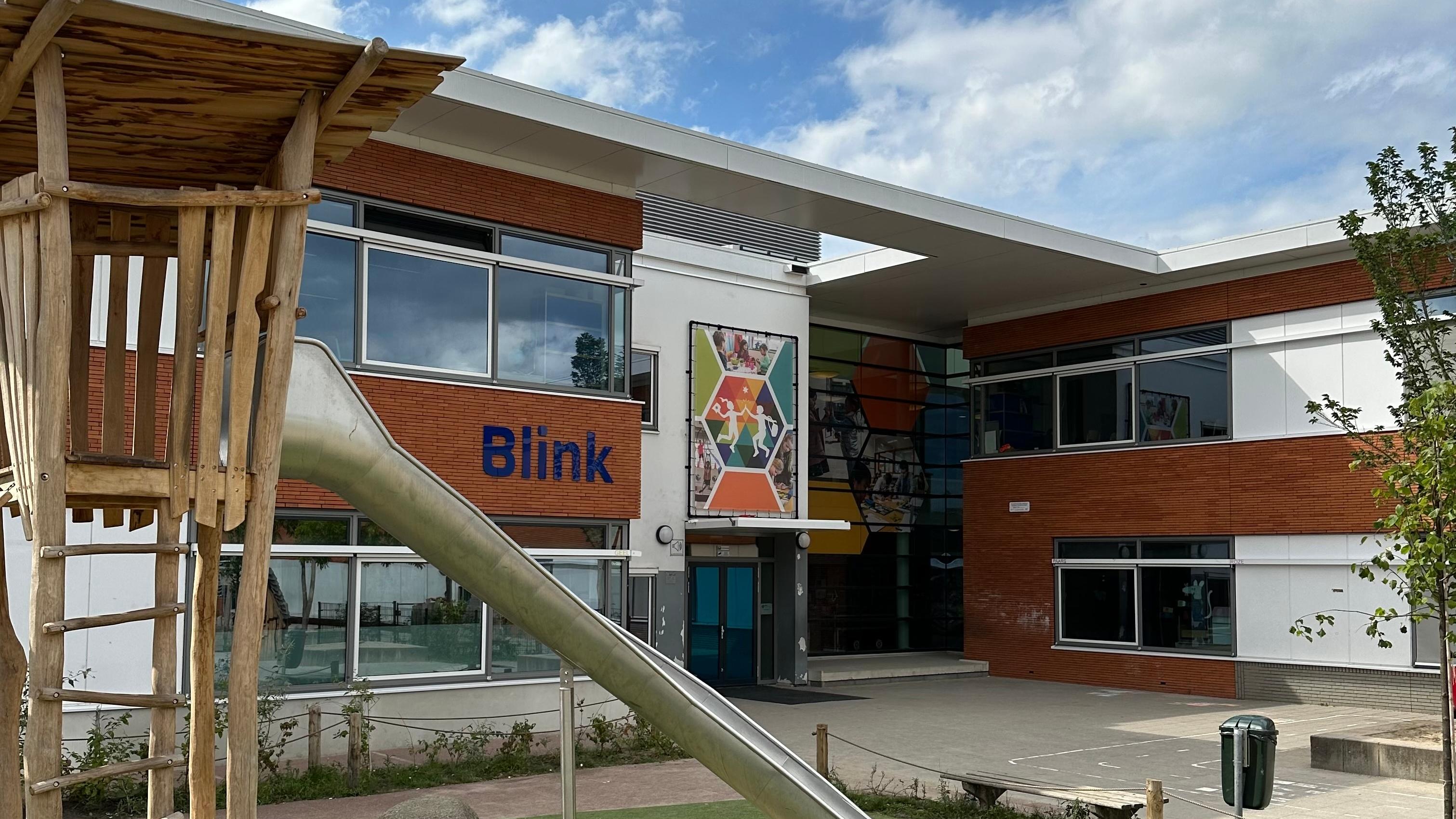 Schoolplein van basisschool Blink in Vleuten. Schoolplein van basisschool Blink in Vleuten.