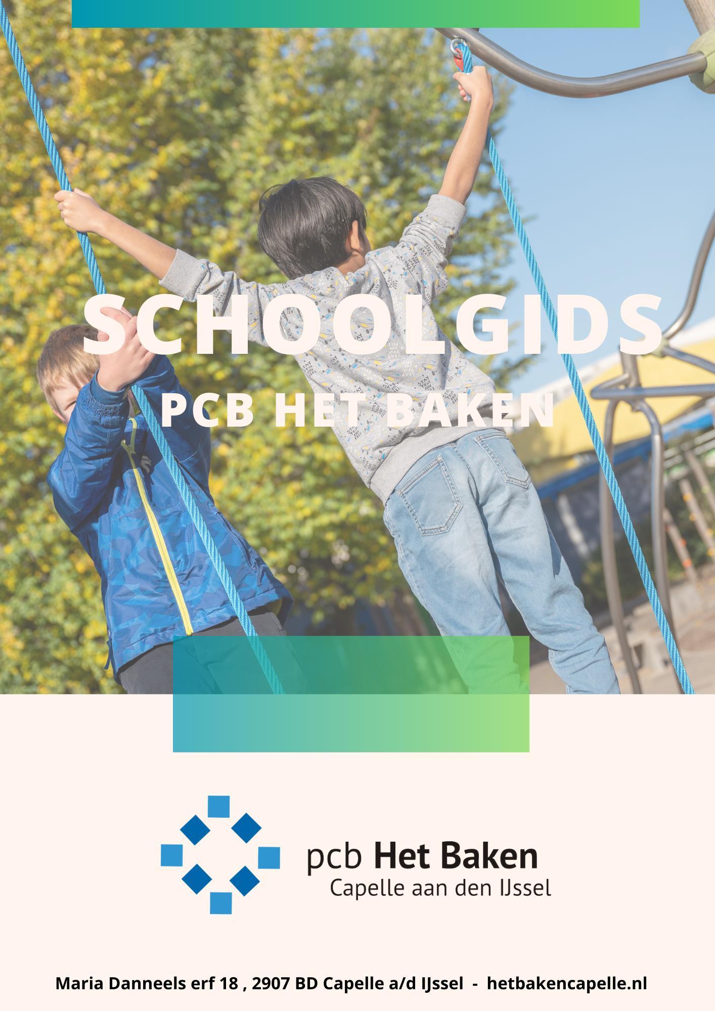 Schoolplein van PCB Het Baken in Capelle aan den IJssel. Schoolplein van PCB Het Baken in Capelle aan den IJssel.