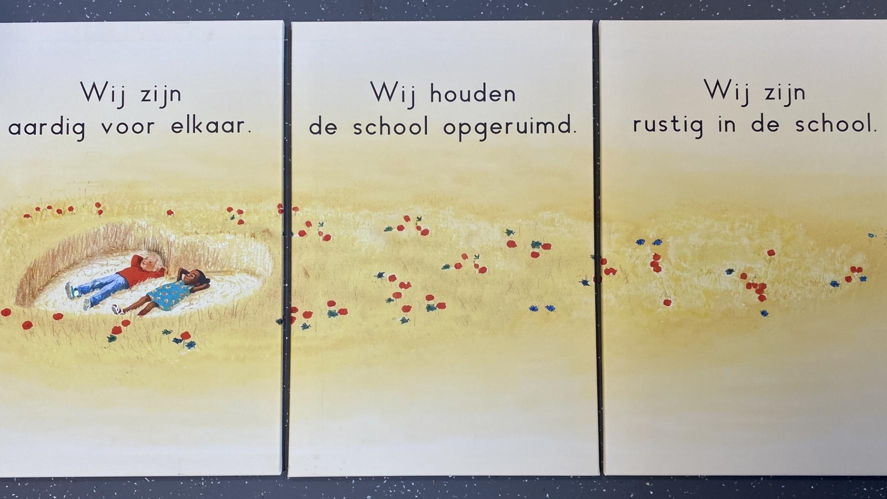 Wij zijn aardig voor elkaar, wij houden de school opgeruimd, en wij zijn rustig in de school bij Protestants Christelijke Basisschool De Rank in Toldijk. Wij zijn aardig voor elkaar, wij houden de school opgeruimd, en wij zijn rustig in de school bij Protestants Christelijke Basisschool De Rank in Toldijk.